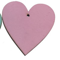 Pink Wooden Heart [+£1.71]