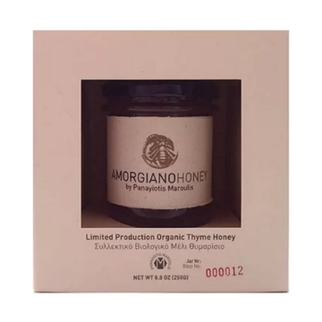 Amorgiano Limited Organic Thyme Honey (over 85% Thyme Pollen) 260g Amorgiano Limited Organic Thyme Honey (over 85% Thyme Pollen) 260g