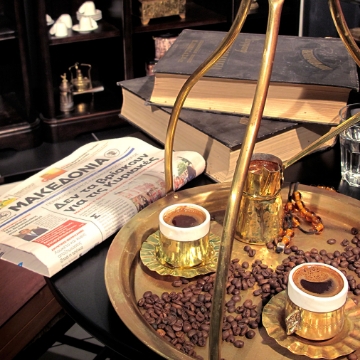 Premium Greek Flavored Coffe with Chios Mastic Premium Greek Flavored Coffe with Chios Mastic