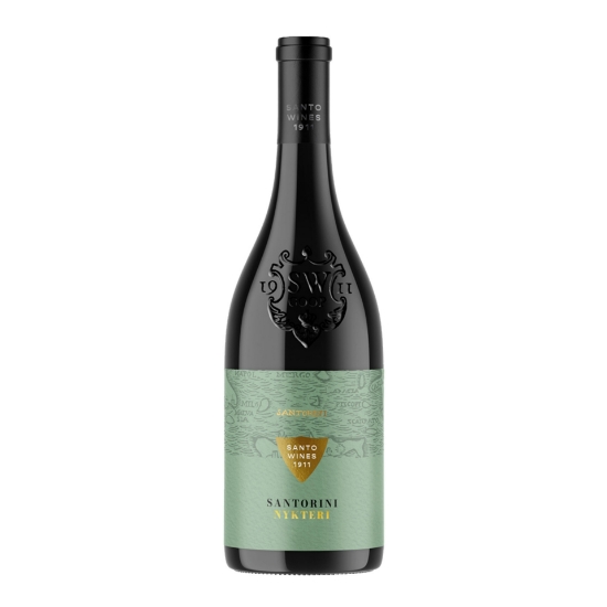 Santos Wines Santorini Nykteri Dry White Wine 