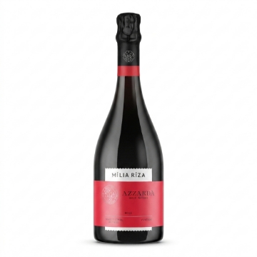 Milia Riza Azzardà Rosé 2022 - Brut Nature Traditional Method Sparkling Wine 75cl | Agiorgitiko, Ancient Nemea, 24 Months on Lees