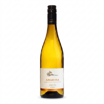 Domain Skouras Armyra 2024 - PGI Peloponnese Dry White Wine 750ml | Chardonnay-Malagousia Blend, French Oak Aged, Corinthia Vineyards