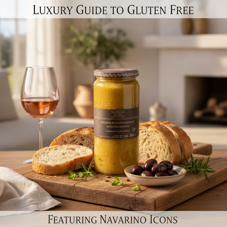 The Art of Gluten-Free Gastronomy: A Luxurious Journey with Navarino Icons Roasted Crushed Eggplant