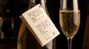 Adonis Orfanos, Santorini Maskaroi Brut Nature Sparkling Wine 750ml - 2025 on a clean ecommerce background