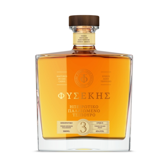 Fisekis Epirus Aged Tsipouro, 3 Years - Oak Barrel Aged by Fisekis - Primary product photo