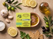Hellas Meze Anchovies in Olive Oil - Ready to Serve on a clean ecommerce background