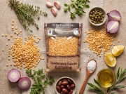 Kovaios Schinoussa Fava, Katsouni Variety Legume 400g on a clean ecommerce background