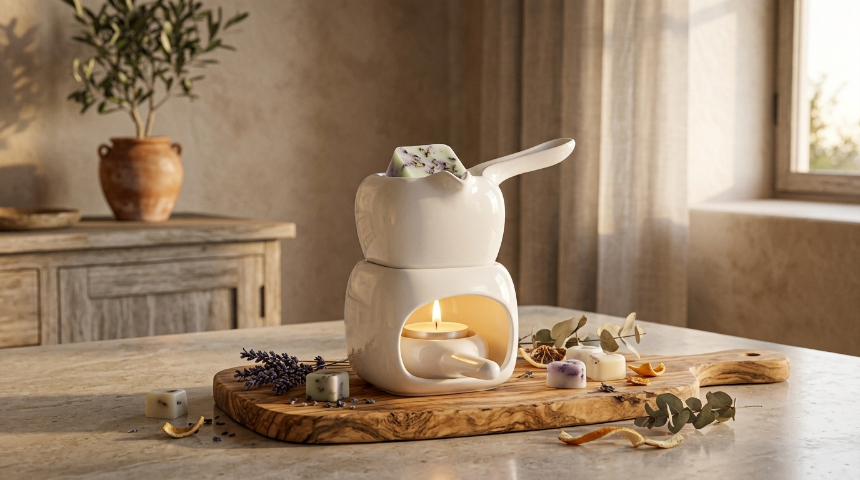 The Art of Scented Ambiance: Elevating Your Home with Sustainable Luxury Wax Melt Accessories