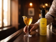 Lazaris Limoncello - Lemon Liqueur, 100ml shown as a close-up product detail